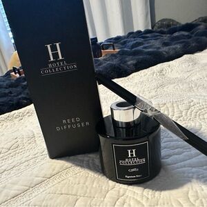Hotel Collection Black Reed Diffuser Set with Matching Box, Autumn Pine